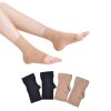 Helios Plantar Fasciitis Socks Compression Ankle Sleeves-Beige-4 Sizes-One Pair