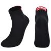 Helios Black Ankle Cut Socks Trainer Socks Running Cushion Mesh Top Anti Odor Cotton Lycra 6 Pairs