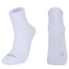 Helios Quarter Socks Crew Sports Socks Cotton Moisture Control Anti Odor-White-6 Pairs