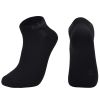 Helios Black Low-Cut Ankle Socks Cotton  Mesh Top Moisture Control Anti Odor 6 Pairs
